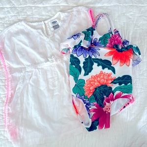 Old Navy 2T Swim and Cover-up